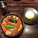 ラマイ - ブヒ 1100円(税込)
      御飯少なめ、スープ多め、辛さブダス(10倍)50円(税込)