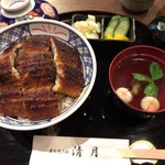 清月 - 特上鰻丼 3400円