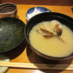 すし京辰  - A・B共通　お椀　アサリのお味噌汁
