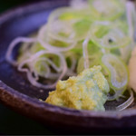 生そば 冨士川 - 薬味