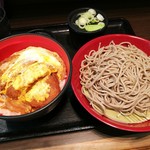 名代 富士そば - カツ丼セット