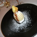 ル･クール - デセール／紅東のモンブラン、黒糖アイス添え