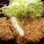 かつ精 - ロースかつ拡大