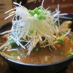 炭火焼酒亭ローリンストーン - あったか独り鍋／赤だしアラ煮　ズームアップ