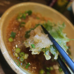 炭火焼酒亭ローリンストーン - 太刀魚の天ぷら喰らう