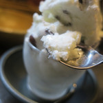 炭火焼酒亭ローリンストーン - 美味しい塩あずきアイス喰らう