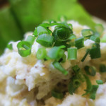 炭火焼酒亭ローリンストーン - いぶりがっこポテサラ　ズームアップ