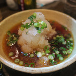 炭火焼酒亭ローリンストーン - 太刀魚の天ぷら　ズームアップ