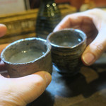 炭火焼酒亭ローリンストーン - 熱燗