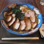 支那そば たなか - チャーシュー海老ワンタンメン（豚もも）