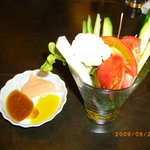 肉の山風木 - １回だけバイキングサラダ