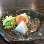 手打そば くりはら - 香の物