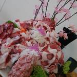 みなと市場 小松鮪専門店 - 「まぐろ頭定食」