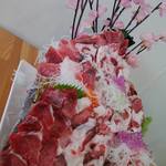 みなと市場 小松鮪専門店 - 「まぐろ頭定食」