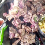 서서 먹는 갈비집 연남식당 - アップ。良く見ると、今とちょっと肉が違いますね　　昔の方が美味しかったなぁ