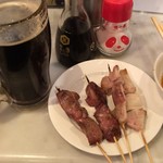 てっちゃん - エビスの黒と焼きとん