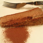 セイナカフェ - 2011年１月 フルセットに付くハーフカットのケーキ。チョコレートチーズケーキ。激うま！