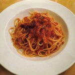 Luce Dining+ - ユーロの台所ルーチェ＠西葛西 ベーコンとトマトのスパゲッティ
