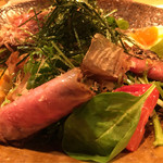 焼鳥 みずき - ローストビーフサラダ