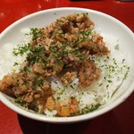 ラーメン 厚木家 - ライス(チャーシューまぶし)。￥150