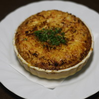 マッシュポテトと山形豚挽肉のチーズグラタン