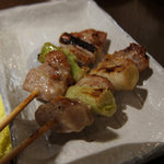 あっさり串焼 ○座 綱島店 - ねぎま