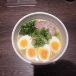 らーめん きび屋 - 鶏白湯醤油ラーメン半熟玉子ＴＰ