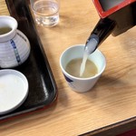 Sanuki - そば湯。これは濃くて美味しかった～！