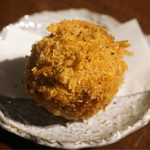 炭火焼肉 ふちおか - 黒毛和牛メンチカツ