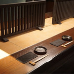 炭火焼肉 ふちおか - カウンター席