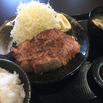 キセキ食堂 - ♪キセキ定食（ステーキ） ¥1000