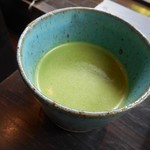 酒庵 空カフェ - 抹茶らて 2017.5