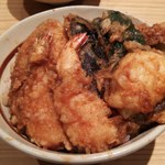 しおや - 天丼アップ