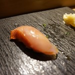 SUSHI TOKYO TEN、 - [料理] 銚子 金目 握り