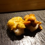 SUSHI TOKYO TEN、 - [料理] 紫うに & 馬糞うに
