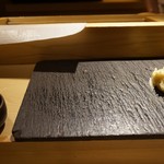 SUSHI TOKYO TEN、 - [内観] カウンター上 テーブルセッティング