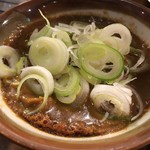 串焼 文福 - 鉄板の肴、カレー煮込み