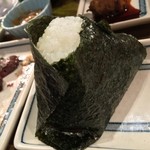 串焼 文福 - 〆の明太子おにぎり