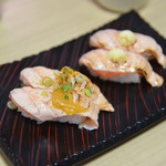 若竹丸 - 料理写真:みそ炙りサーモン