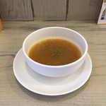 おすすめランチコースのスープ