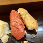 Sushi Hourai - マグロとヒラメ   寿司ダネの王者見参！美味いに決まってる！者