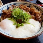 丸亀製麺 - 牛とろ玉うどん