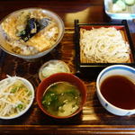 名古屋 - 野菜天丼セットです。