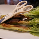 鳥みつ - ヤングコーン炭火焼き