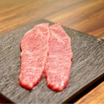 炭火焼肉KINOE - イチボの焼きしゃぶ