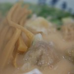 ラーメン山小屋 - ワンタン　アップ