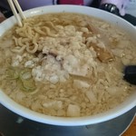 nagaochuukasoba - 煮干し手もみ大、背油入り