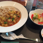 旬穀旬菜カフェ - キーマカレー1080円