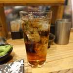 鉄板神社 - ☆烏龍茶で乾杯です☆