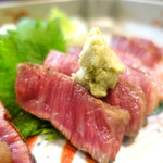 ステーキハウス キッチンリボン - 松坂牛のたたき